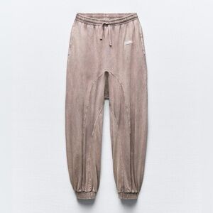 Zara Pantone Heavy Cotton Jogger Pants